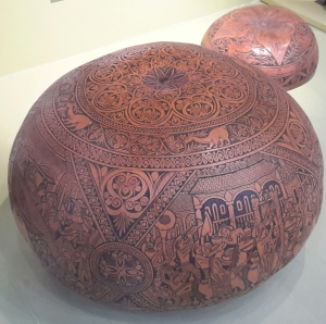 Traditional gourd carving